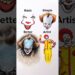 How To Draw Pennywise😳: Basic To Artist Level😱 #ytshorts #drawing #shorts