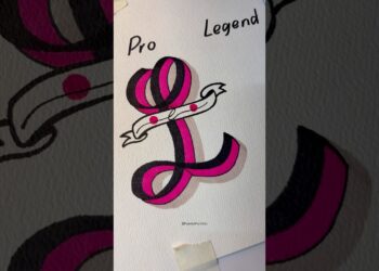 How to draw letter “L”. #howtodraw #art #drawing #artist #shorts