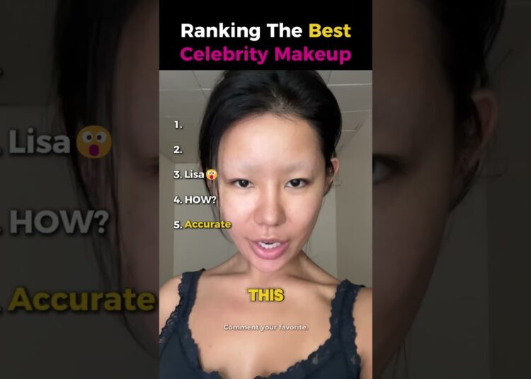 Ranking The Best Celebrity Make Up Ever PART 1 #makeup #celebrity #usa