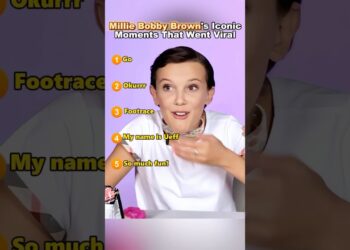 Millie Bobby Brown’s Iconic Moments That Went Viral #funny #comedy #celebrity #viral #foryou #fyp