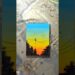 beautiful sunset painting for beginners artist 😱 #shorts #paintingforbeginners #acrylicpainting