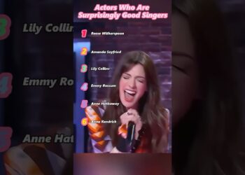 Actors Who Are Surprisingly Good Singers #celebrity #singer #singing