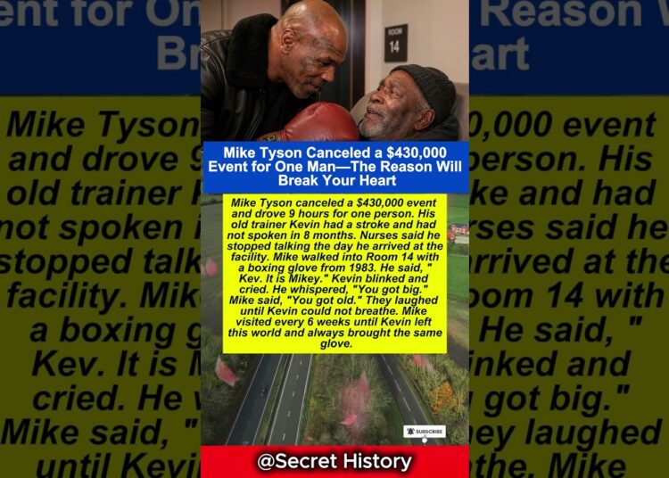 Mike Tyson Canceled a $430,000 Event for One Man #hollywood #celebrity #shorts