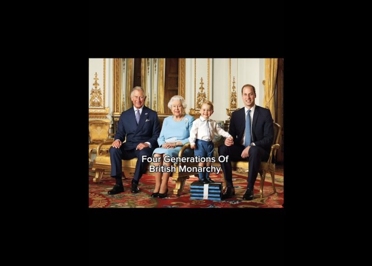 Four Generations Of Royalty | Three Kings & One Queen | #queenelizabeth #britishroyalfamily #royals