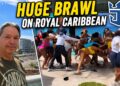 HUGE BRAWL BREAKS OUT AT ROYAL CARIBBEANS ROYAL BEACH CLUB