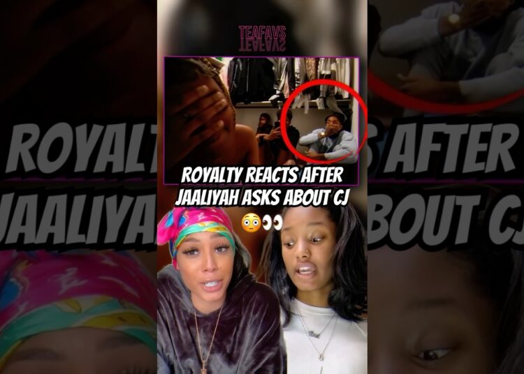 Royalty Reacts After Jaaliyah Asks About CJ 😳👀 #cjsocool