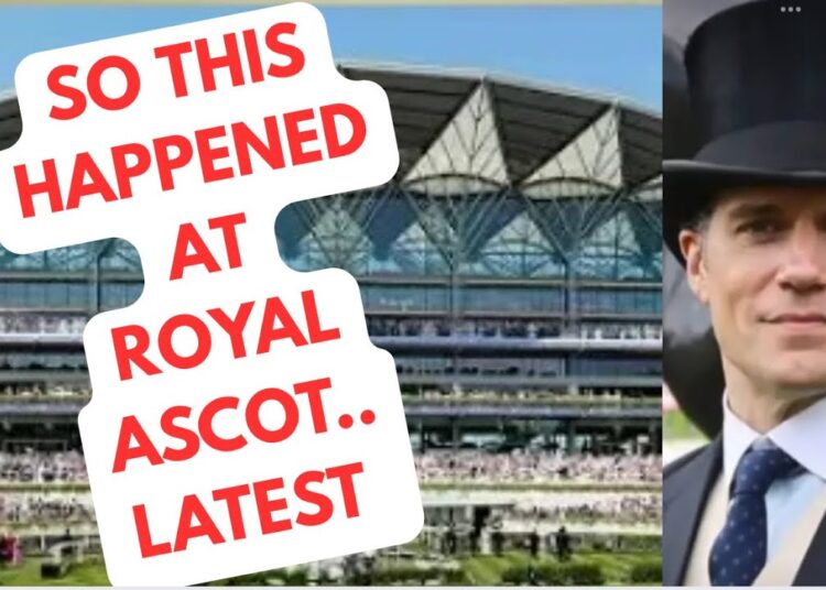 THIS HAPPENED AT ROYAL ASCOT ..DID YOU SEE IT? #royal #news #fashion