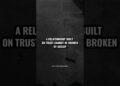 A relationship built on trust cannot be broken by gossip #realtalk #shorts #viral