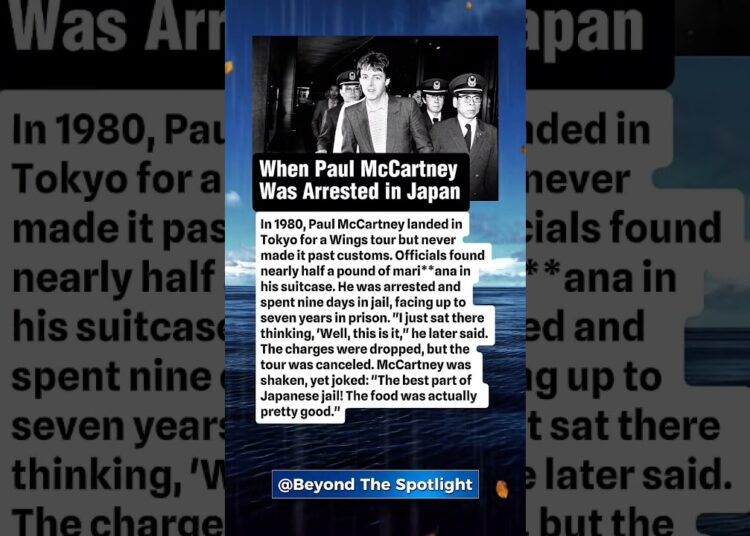 Nine Days in a Japanese Prison.Paul McCartney #stories #celebrity