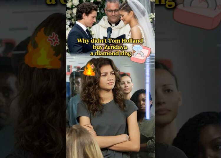 Why didn’t Tom Holland buy Zendaya a diamond ring?#zendaya #celebrity #tomholland #spiderman