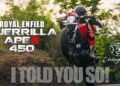 Royal Enfield Guerrilla 450 Apex Review – You Are Welcome! | Sagar Sheldekar Official