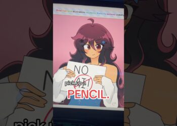 Pick up a PENCIL! #ai #aiart #art #animation #originacharacter #artist #digitalart #drawing
