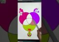 Satisfying color mixing art #art #drawing #painting #football #puzzle #messi #fifaworldcup #cute