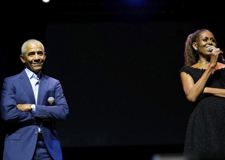 Obama Center opens in Chicago with a call to defend democracy and a celebrity crowd | Nation
