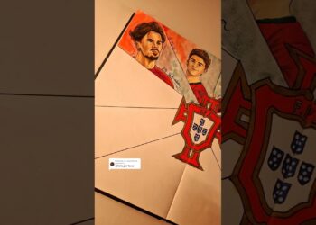 Drawing Vitinha in Portuguese national team’s | Who’s next? #vitinha #soccer #art #drawing #fyp