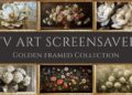 TV ART SLIDESHOW 24/7 | Vintage Floral Gallery 🌼4K Framed Art Screensaver for Living Room