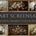 TV ART SLIDESHOW 24/7 | Vintage Floral Gallery 🌼4K Framed Art Screensaver for Living Room
