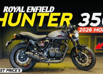 Updated✅ Royal Enfield Hunter 350 Dapper Grey 2026 New Model GST Price Mileage All Details