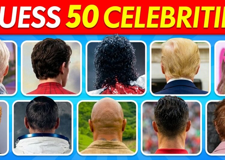 Guess The CELEBRITY From BEHIND 🤔⭐🧠 | 50 Celebrities & Famous People Quiz 2026