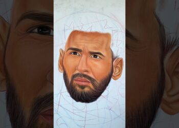 Messi ⚽  #art #drawing #artist#art #workingartist #ai #drawing #viratkohli #youtubeshorts