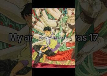 My art when I was 17 vs now 💔 #art #shortsart #oldart #nostalgia #artist