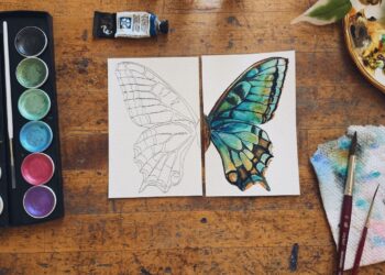 Learn How To Paint a Butterfly Wing | June Let’s Make Art Matter For Jesse