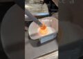 Making a glass jellyfish 🪼 #glassblowing #glassblower #glassart #glassmaking #howitsmade #artist