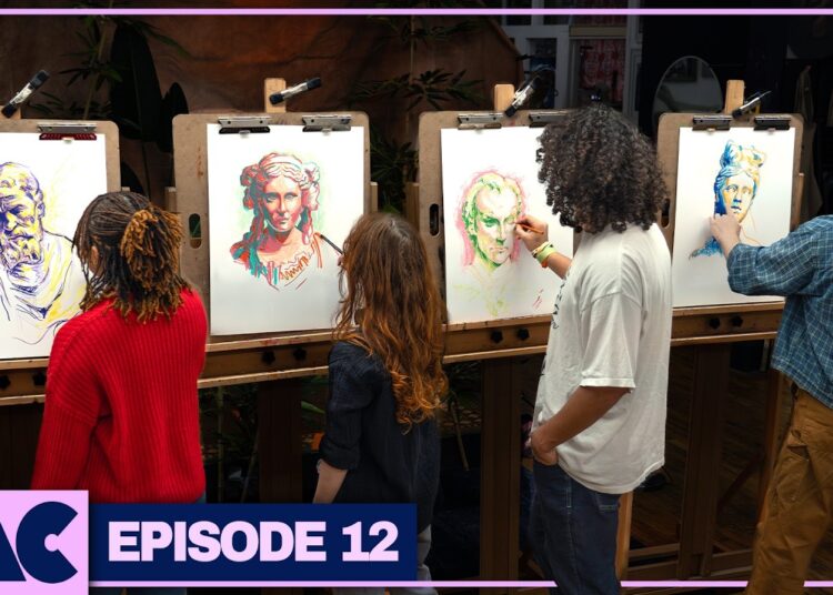 4 Pro Artists vs. Drawing with ONLY 10 Strokes