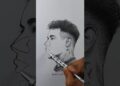 Face drawing techniques 😍❤️✍️  #art #artist #cartoon #drawing #satisfying #paint #shorts #neymar