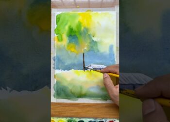Watercolour painting #themohiart #art #shorts