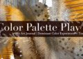 Color Palette Play in My Art Journal | Dominant Color Experiment + Texture