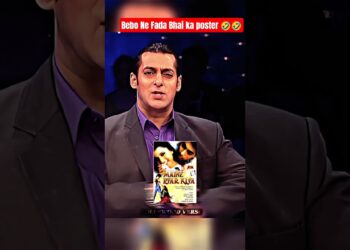 Bebo Ne Fada Bhai ka Poster🤣🤣 #bollywood #salmankhan #kareenakapoorkhan #gossip