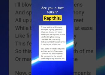 are you a fast talker? #lyrics #music #singer #test