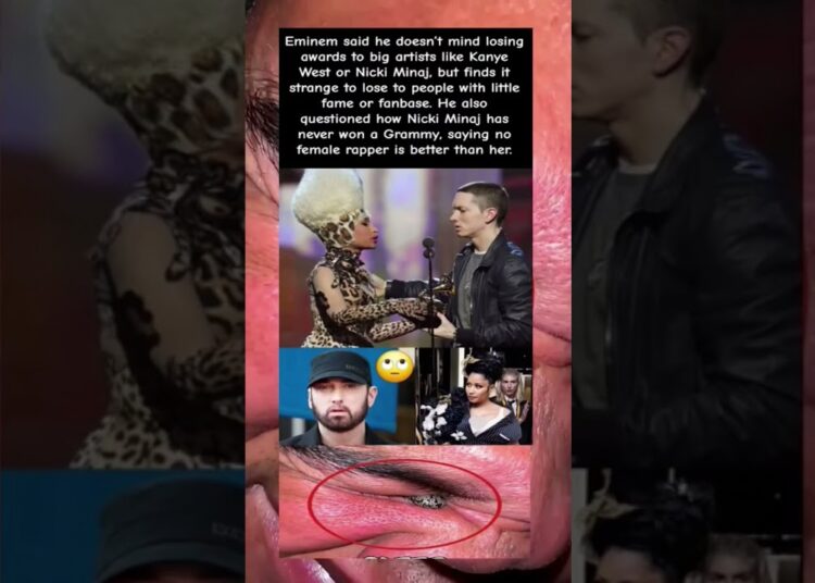 Eminem Calls Nicki Minaj the Best & Questions the Grammys #celebrity#eminem#music