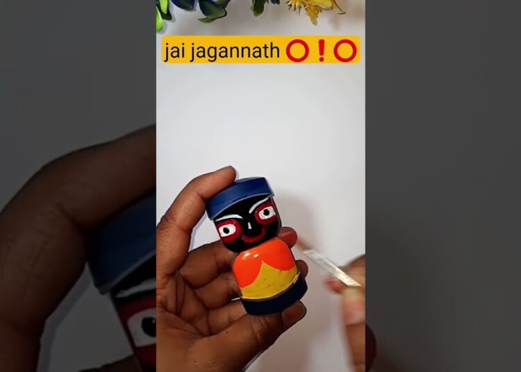 Jagannath Ji Vaseline Art ✨ #shorts #viral #trending #artist #artwork #youtubeshorts