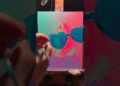 A painting you can only truly see through blue glasses #art #painting