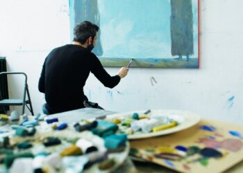 Artist Nicolas Party: ”You want to create a painting that is much more interesting than yourself.”