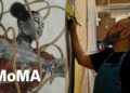 This artist turns comics into monumental drawings