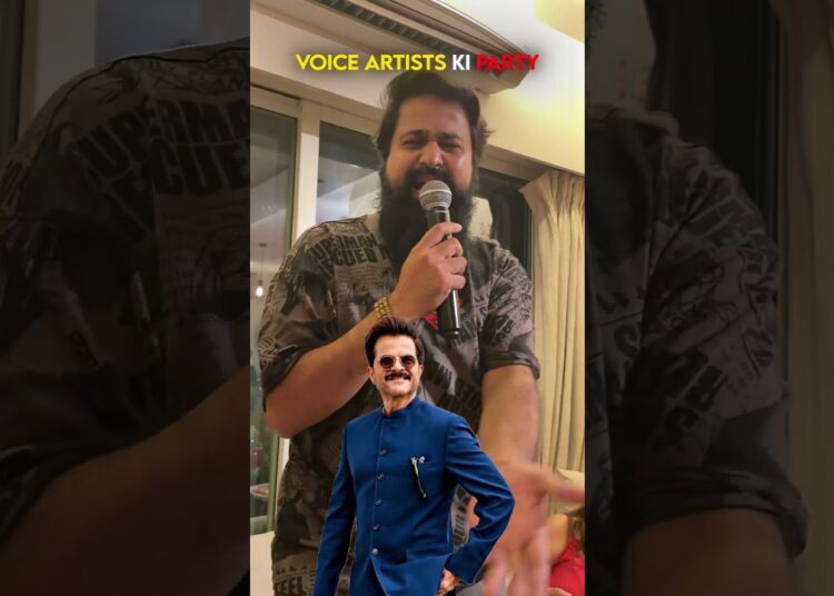 Voice Artists at a Party 🤣 #themotormouth #voiceartist #dubbing #mimicry