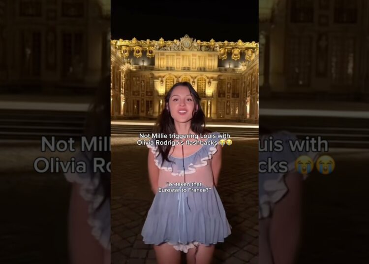 AND MILLIE IS A LIVIE 😭 | #oliviarodrigo #louispartridge #viral #celebrity