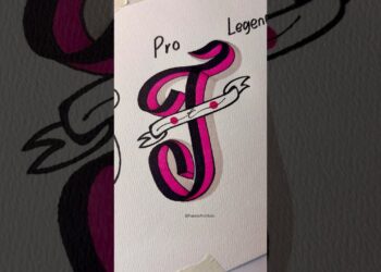 How to draw letter “T”. #howtodraw #art #drawing #artist #shorts