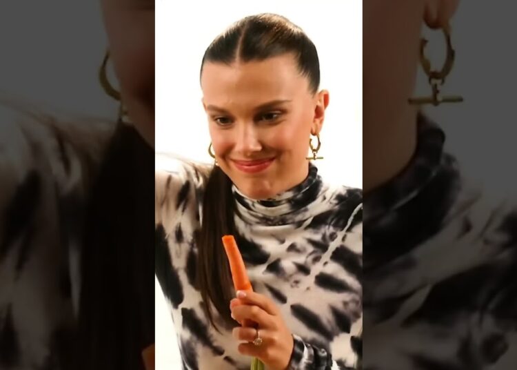 Celebs VS Weirdest Snacks 🤯 🍬#celebrity #katyperry #milliebobbybrownedits #liluzivert #rapper