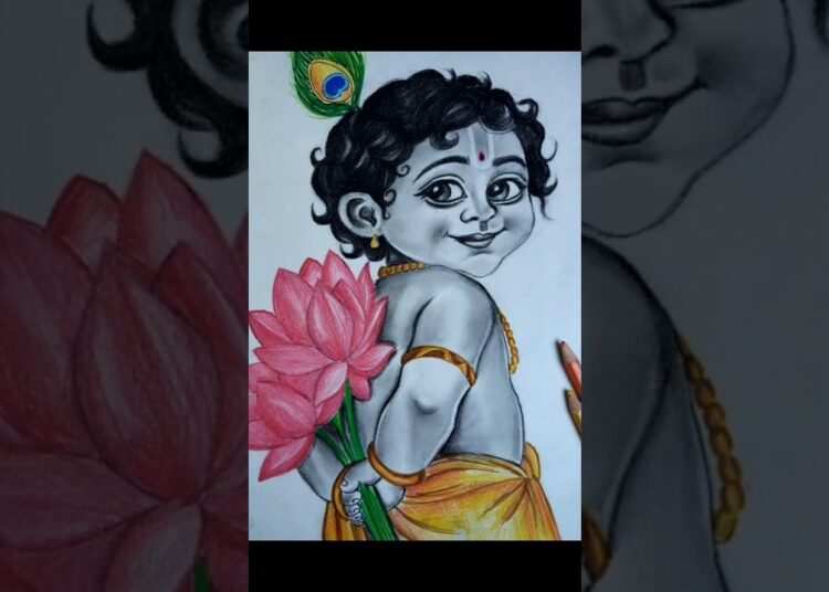♥️#art #drawingprocess#drawing #pendrawing#radharanisketch #digitalart#artist#painting#radheradhe