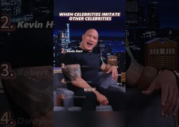 WHEN CELEBRITIES IMITATE OTHER CELEBRITIES#funny #foryou #shorts #laugh #celebrity #imitate #mimic