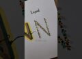 How to draw letter “N” ✨️ #howtodraw #art #drawing #artist #shorts