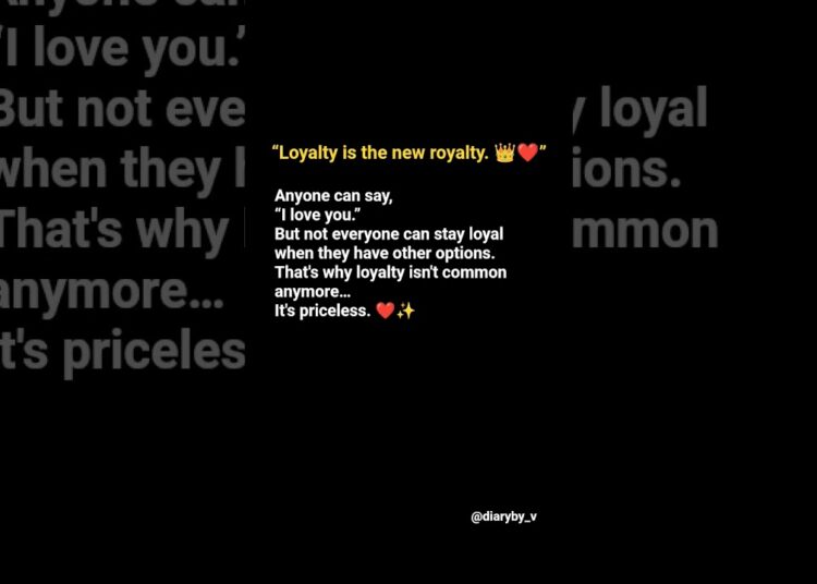 Loyalty is rare. That’s why it’s called royalty. 👑❤️#loyalty #royalty#truelove#viralshorts #shorts