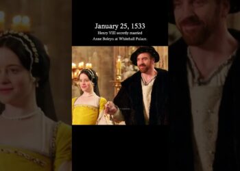 Anne Boleyn’s wedding and coronation #royal #viral #shorts #queen #king #royalty #history #tudor