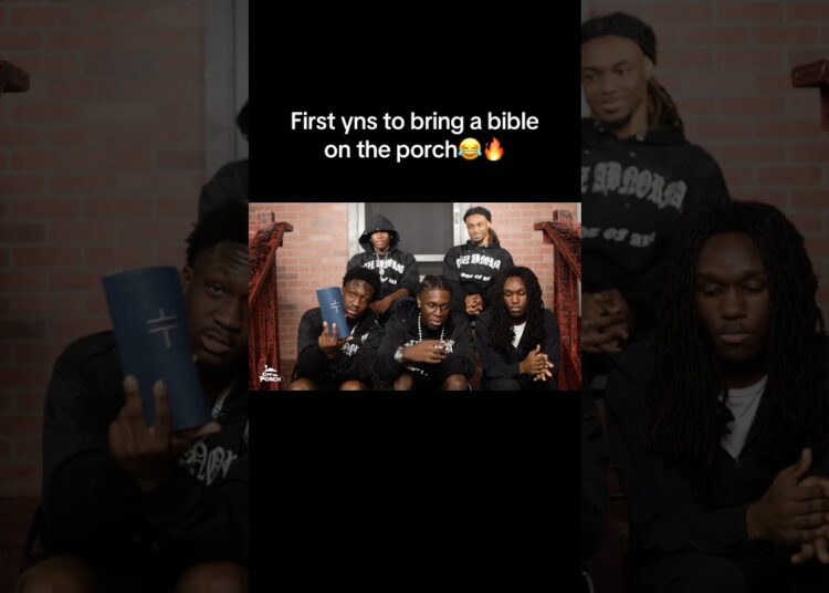 1prodtray is the first artist to bring bibles to the porch! 🙏