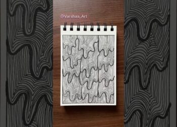 Day 309 – Easy Doodle Art Tutorial #doodle #doodleart #easy #drawing #art #zentangle #zen