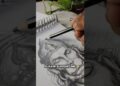 💖 #art #trending #drawing #artist #sketch #youtubeshorts #hanuman #painting #feed #bhakti #shorts